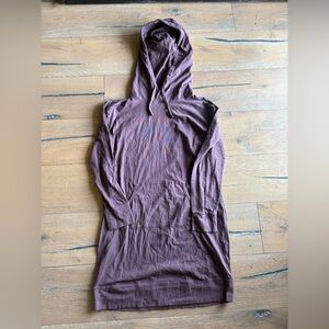 Kate Quinn 95% Organic Cotton Plum Hooded Dress